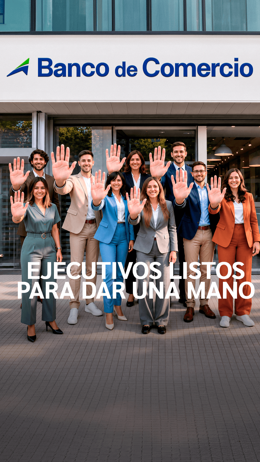 Somos un banco que acompaña a Empresas y Pymes.