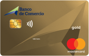 Tarjeta de crédito Mastecard Gold del Banco de Comercio