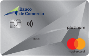 Tarjeta de crédito Mastecard Platinum del Banco de Comercio